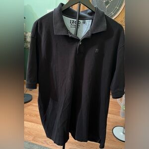 Izod Black Heritage Polo Shirt 2XX
